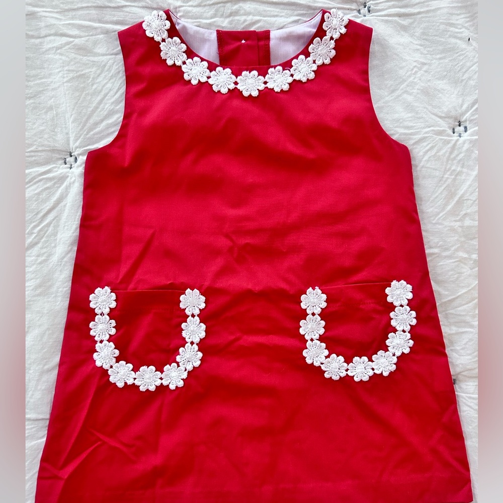The Beaufort Bonnet Company girls red dress